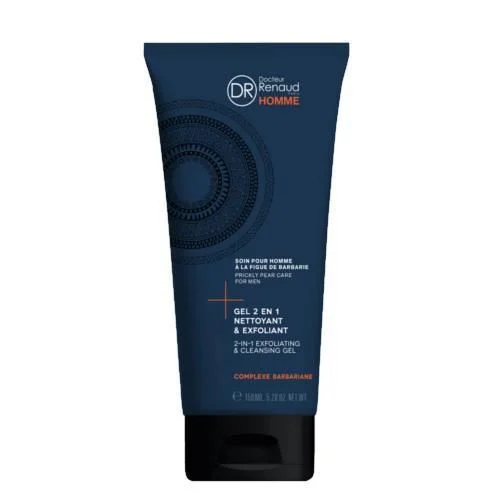 Gel 2 en 1 Nettoyant Exfoliant – Soin Homme 150 ml