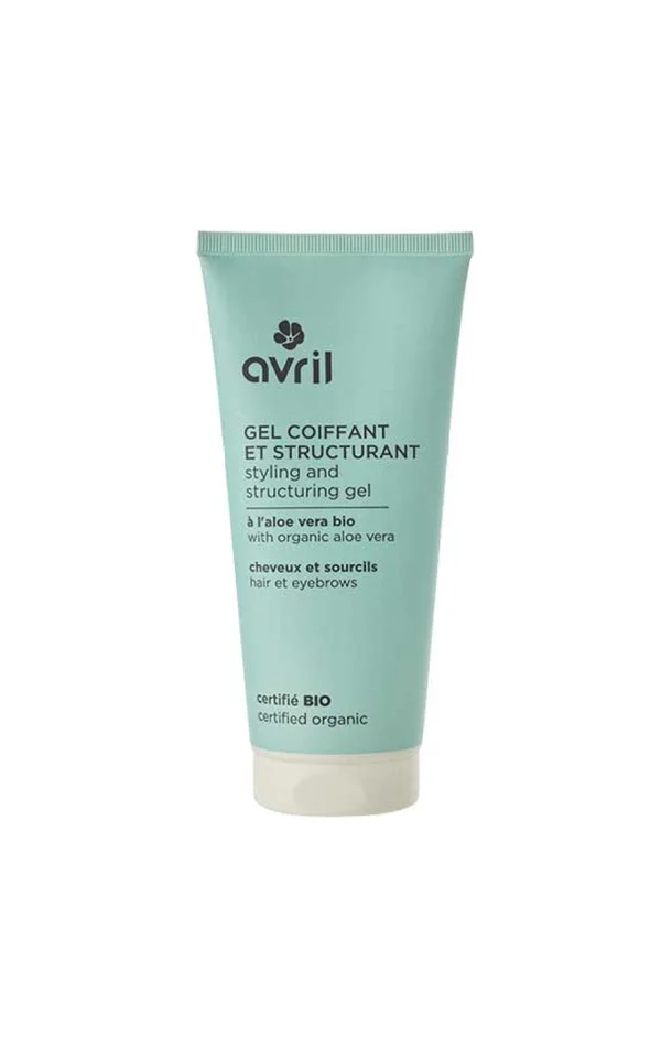 Gel coiffant & fixant bio – Aloe vera & huile essentielle de lavande – Cheveux & sourcils – 200 ml