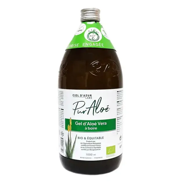 GEL D‘ALOE VERA Bio & Equitable 1 litre PUR ALOE