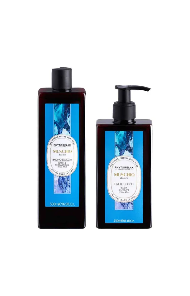 Gel douche & lotion nourrissante – Musc blanc – Corps