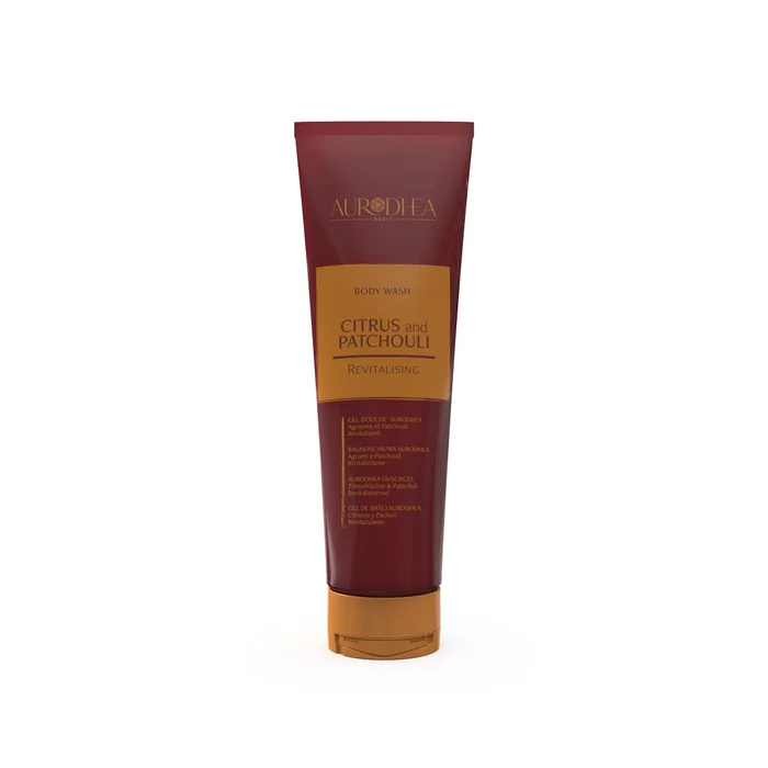 GEL DOUCHE AURODHEA – PARFUM D’AGRUMES ET PATCHOULI – 250 ML – BS08