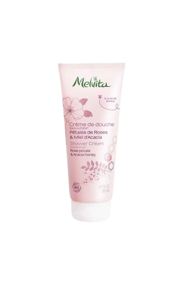 Gel douche bio – Rose & miel d’acacia – Corps – 200 ml