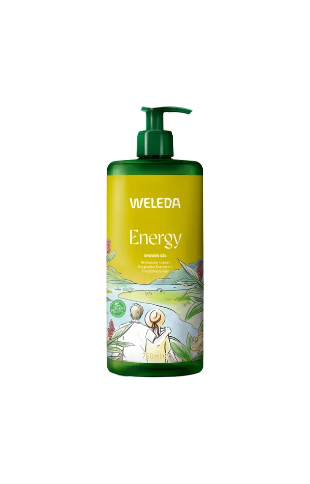 Gel douche énergisant – Gingembre – Corps – 750 ml