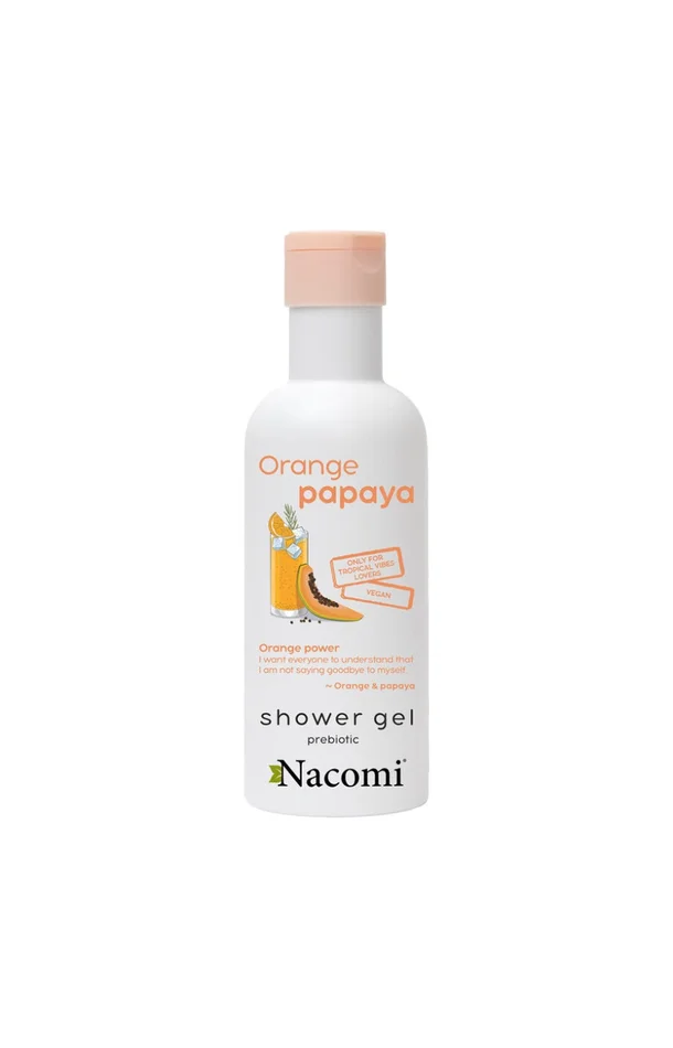 Gel douche énergisant – Orange & papaye – Corps – 300 ml