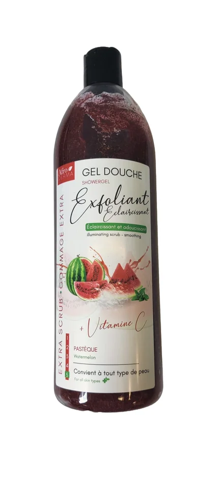Gel Douche Exfoliant – Pastèque + Vitamine C – 1L