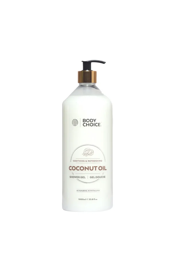 Gel douche hydratant – Huile de coco & vitamine E – 1 L