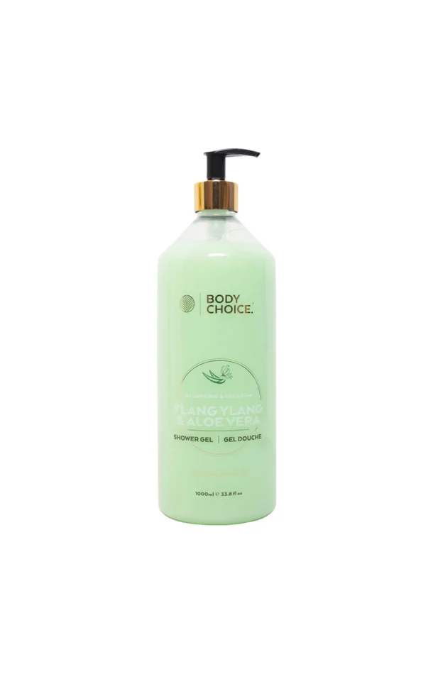 Gel douche hydratant – Ylang-ylang & aloe vera – 1 L