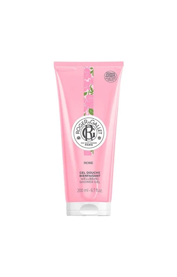 Gel douche naturel – Rose – 200 ml