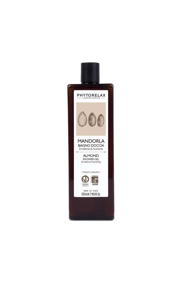 Gel douche nourrissant – Huile d’amande douce – Peaux sèches et déshydratées – 500 ml