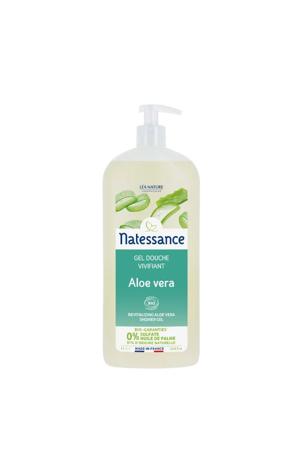 Gel douche revitalisant bio – Aloe vera – 1 L