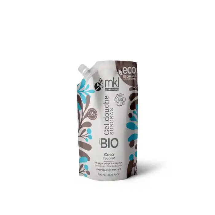 GEL DOUCHE SURGRAS COCO ECO RECHARGE 900ML MKL GREEN NATURE