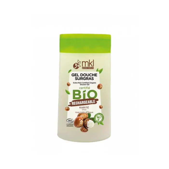 GEL DOUCHE SURGRAS KARITÉ BIO RECHARGEABLE 200ML MKL GREEN NATURE