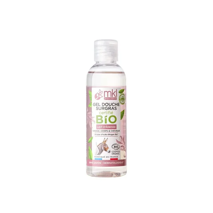 GEL DOUCHE SURGRAS LAIT D‘ÂNESSE BIO 100ML MKL GREEN NATURE