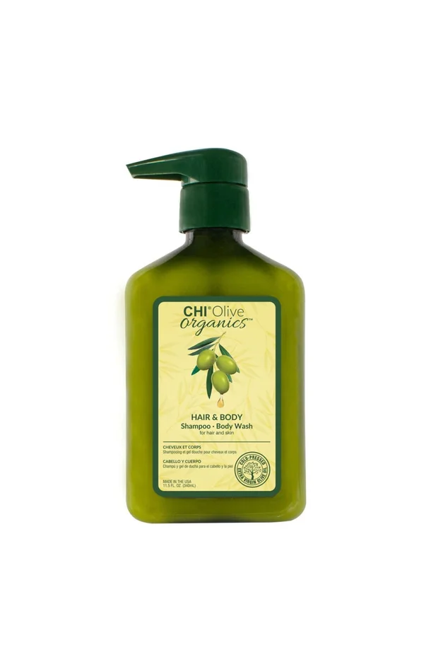 Gel lavant à l’huile d’olive – Corps & cheveux – 340 ml