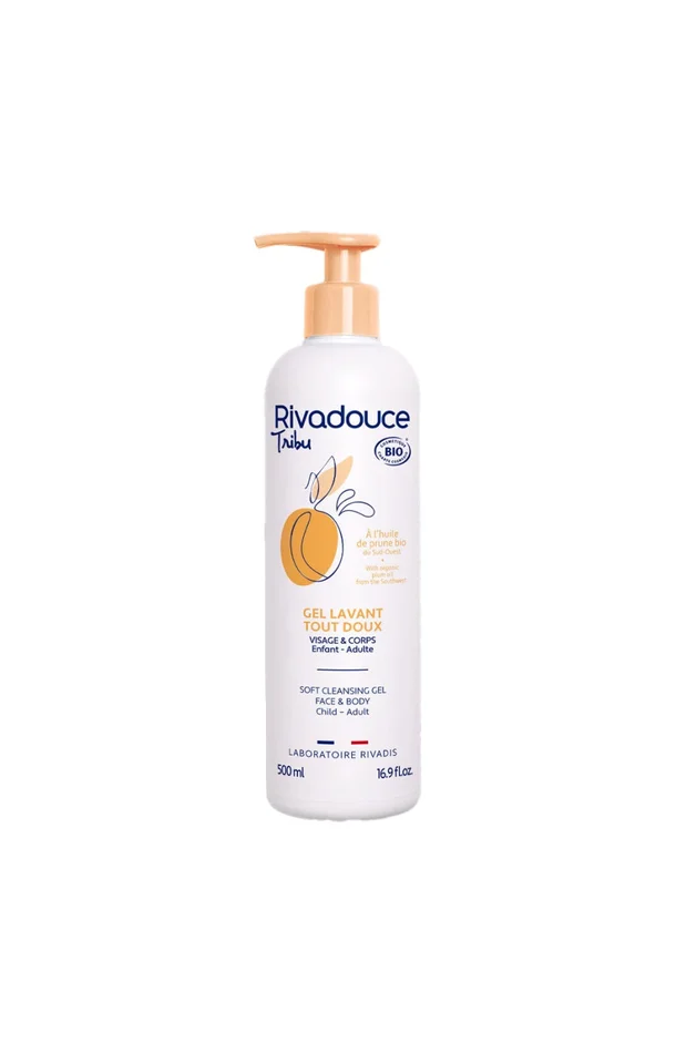 Gel lavant doux bio – Visage & corps – 500 ml