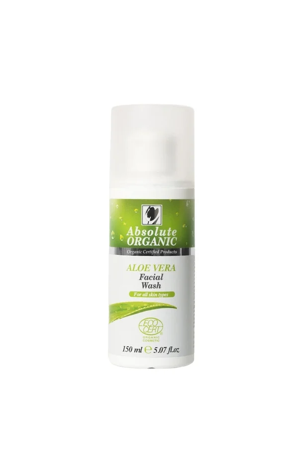 Gel moussant nettoyant bio – Aloe vera – Visage – 150 ml