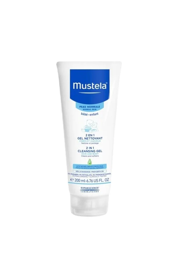 Gel nettoyant 2-en-1 – Bébé – Corps & cheveux – 200 ml