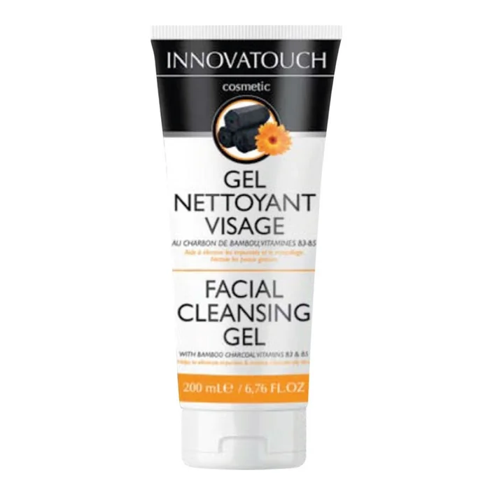 Gel Nettoyant au Charbon de Bambou – Élimine Les Impuretés – Peaux Grasses 200 ml