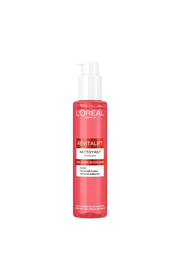 Gel nettoyant exfoliant – Acide glycolique – Visage – 150 ml
