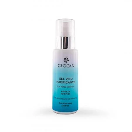 Gel pour le visage purifiant avec acide salicylique pou les peaux impures avec acnés