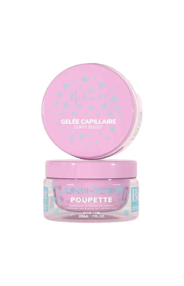 Gelée capillaire – Huile de ricin & protéines de blé – Cheveux bouclés – 200 ml