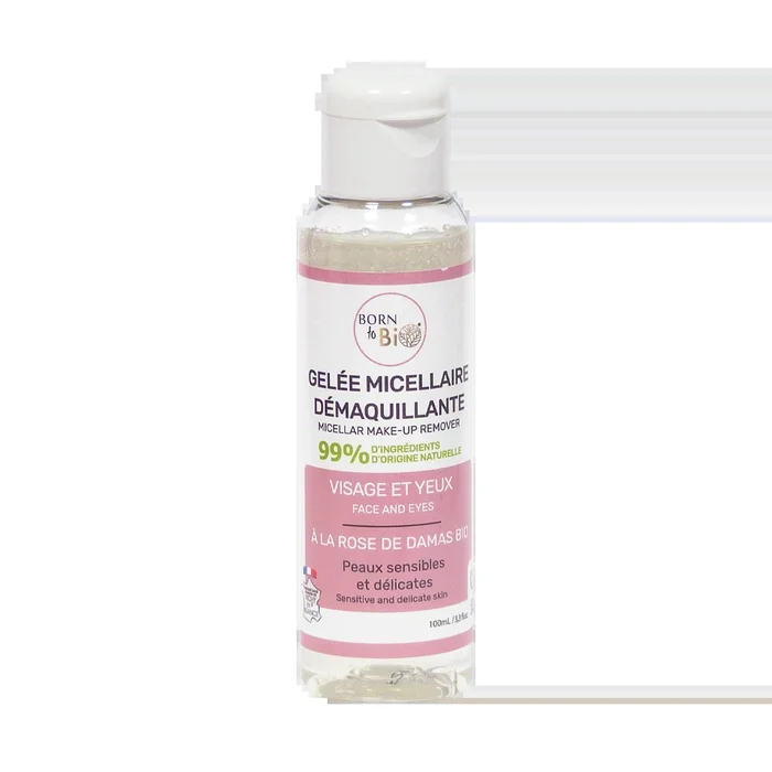 Gelée micellaire démaquillante – À la Rose de Damas Certifiée Bio