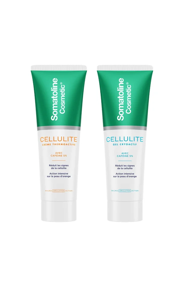 Gels anti cellulite – Cryoactif & thermoactif – Corps – 2 x 250 ml