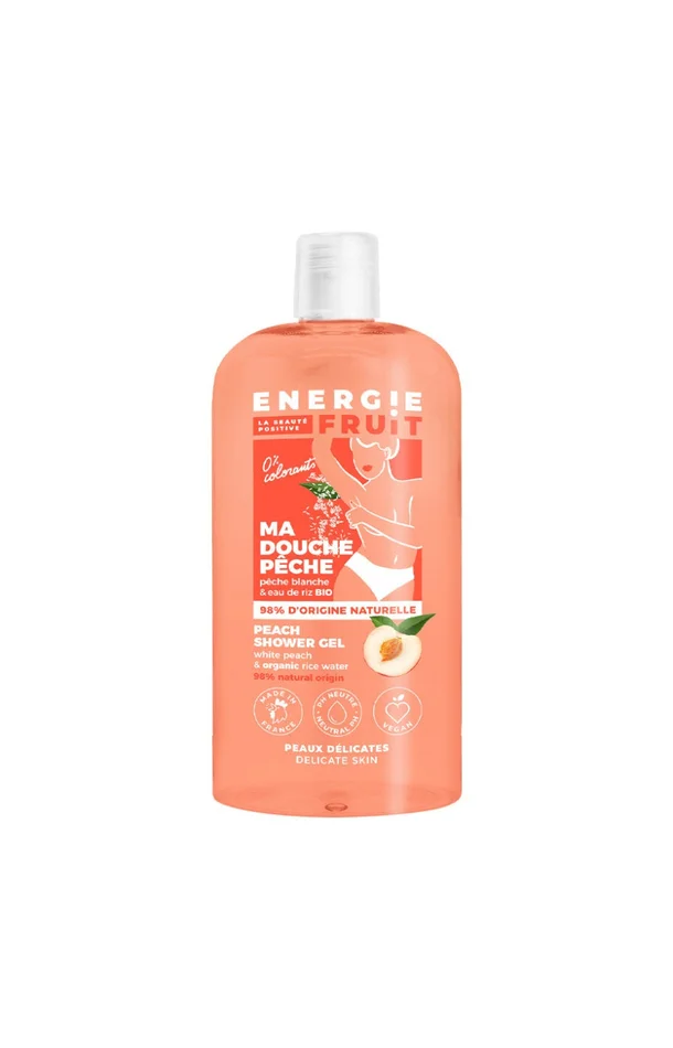 Gels douche – Pêche blanche & eau de riz – 2 x 500 ml
