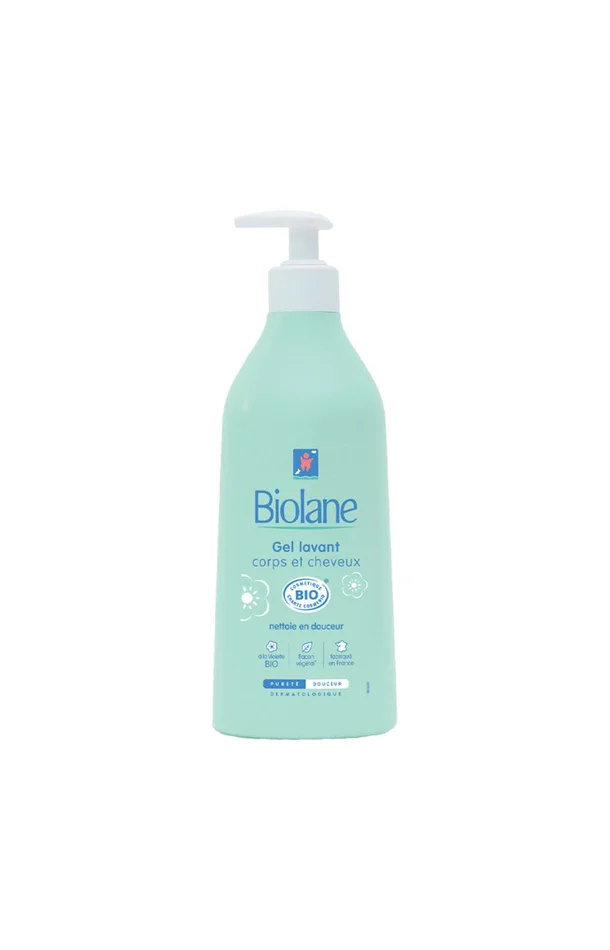 Gels lavants 2-en-1 bio – Corps & cheveux – Bébé – 2 x 500 ml