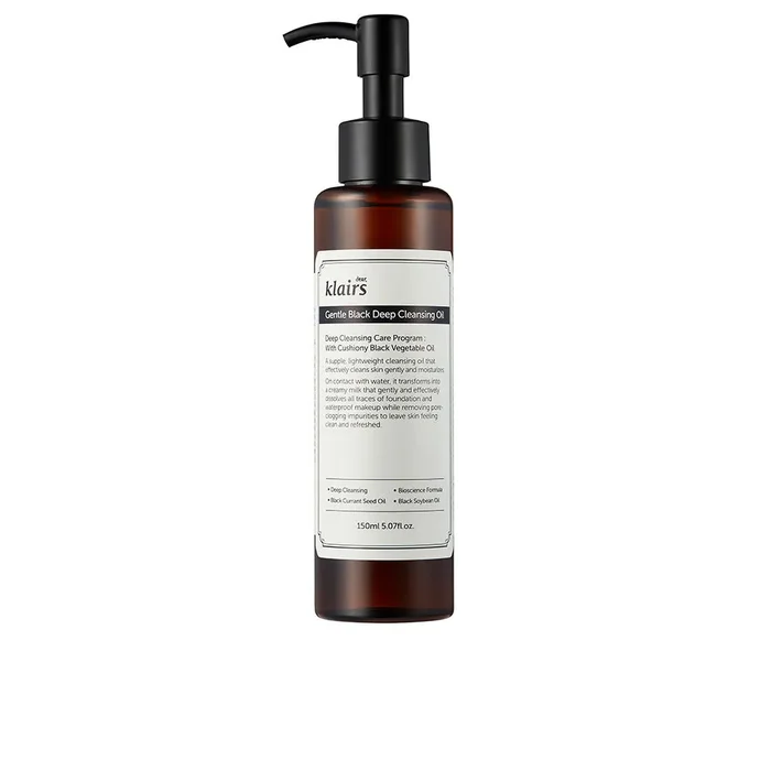 GENTLE BLACK huile nettoyante profonde 150 ml