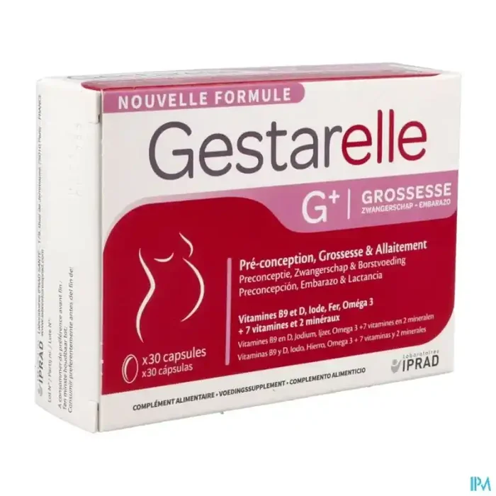 Gestarelle g+ preconception grossesse allaitement capsule 30