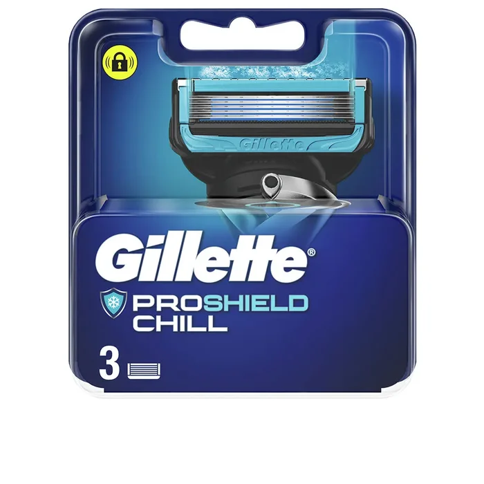 Gillette Caricabatterie FUSION PROSHIELD CHILL 3 ricariche