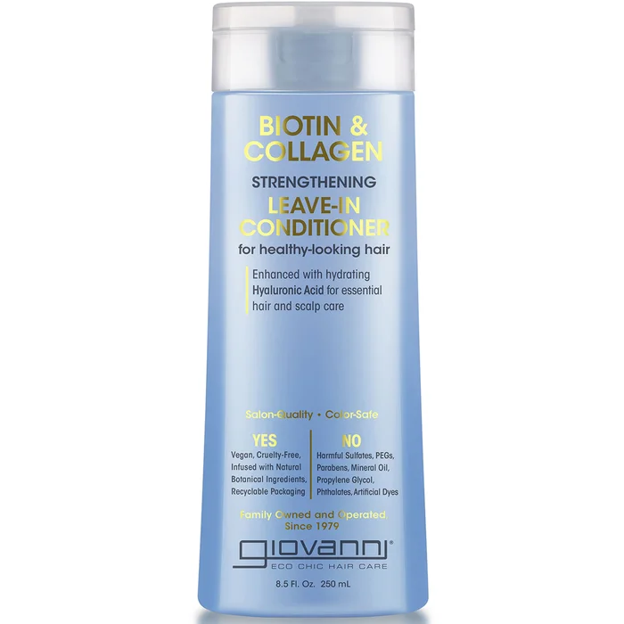 Giovanni Biotin & Collagen Après-Shampooing Fortifiant Sans Rinçage 250 ml