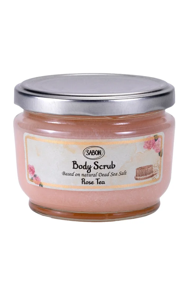 Gommage aux sels de la mer Morte – Rose & thé – Corps – 320 g