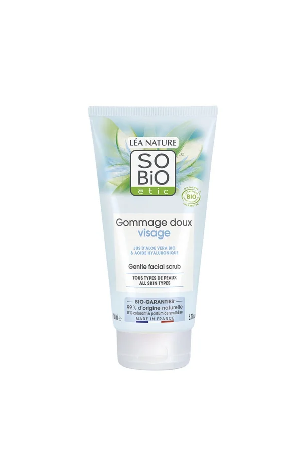 Gommage doux bio – Aloe vera – Visage