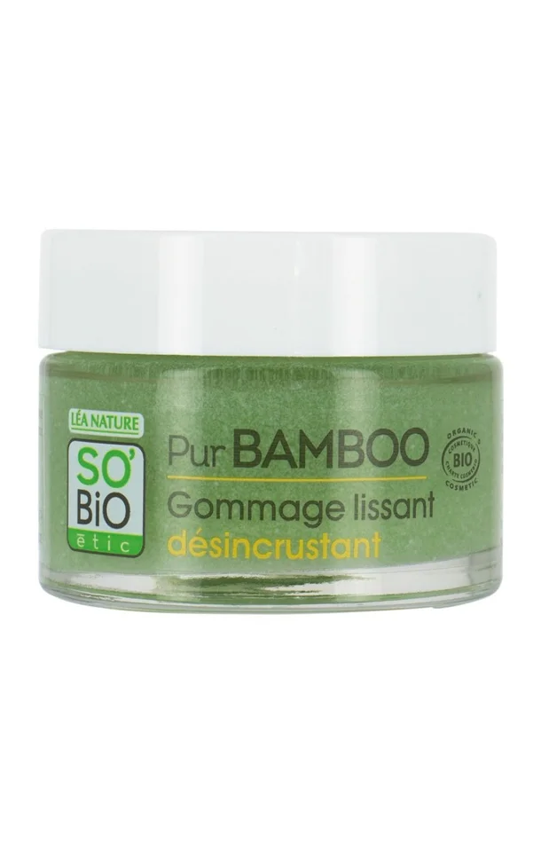 Gommage lissant désincrustant bio – Visage – Pur Bamboo