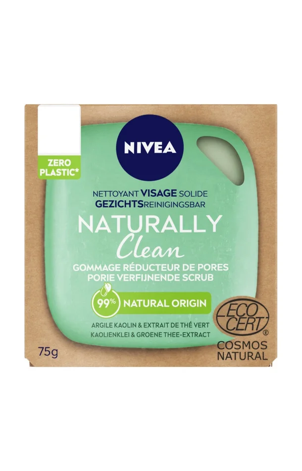 Gommage solide réducteur de pores – Naturally Clean – Visage