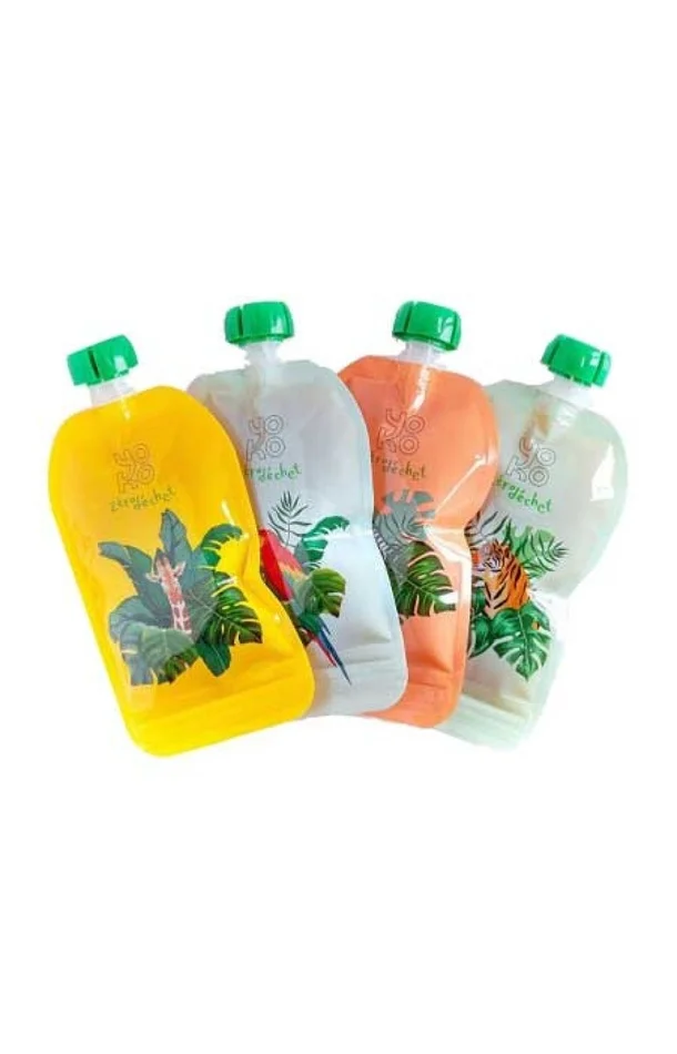 Gourdes compotes réutilisables – Easypote – 4 x 150 ml