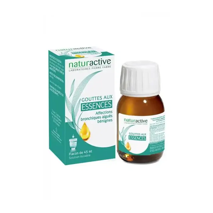 GOUTTES AUX ESSENCES AFFECTIONS BRONCHITES AIGUËS BENIGNES 45ML NATURACTIVE