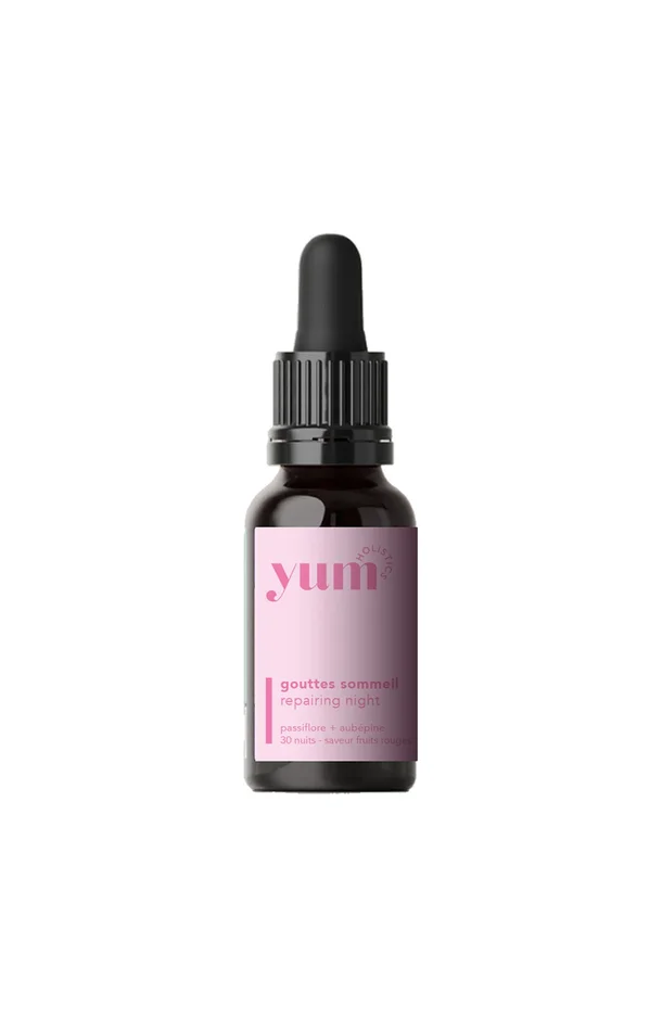Gouttes sommeil – Passiflore & aubépine – Fruits rouges – 1 mois