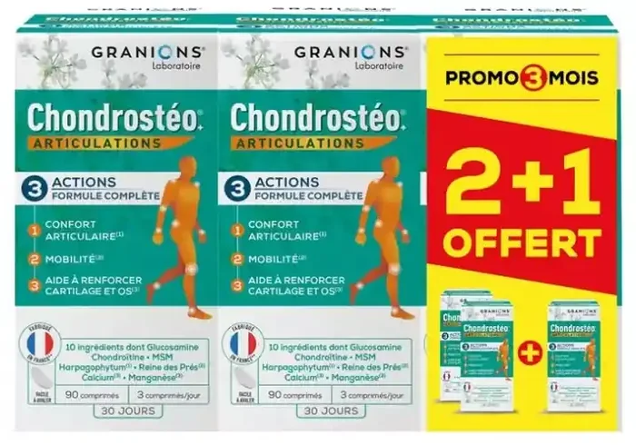 Granions Chondrostéo+ 3 x 90 Comprimés