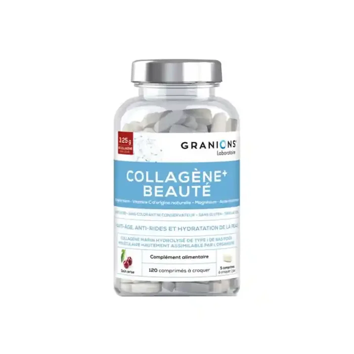 Granions Collagene+ Beaute cerise 120 comprime a croquer