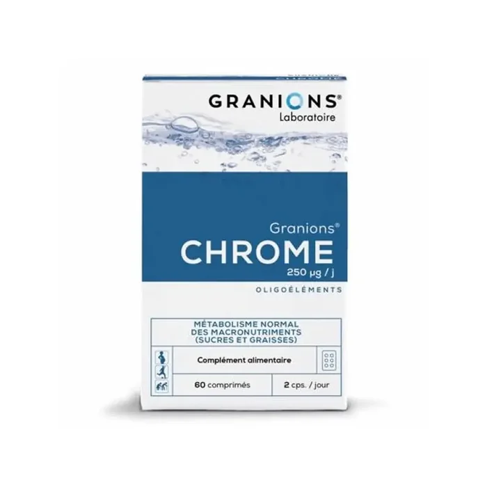 Granions de chrome 60 comprimes 12g