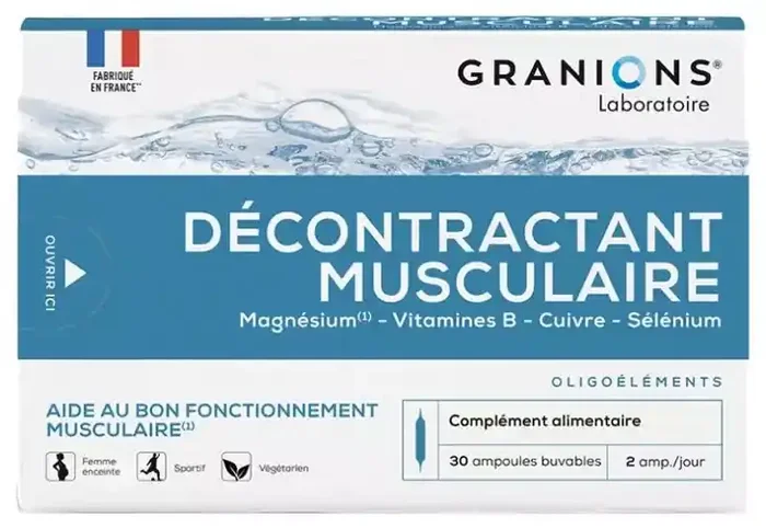 Granions Décontractant Musculaire 30 Ampoules
