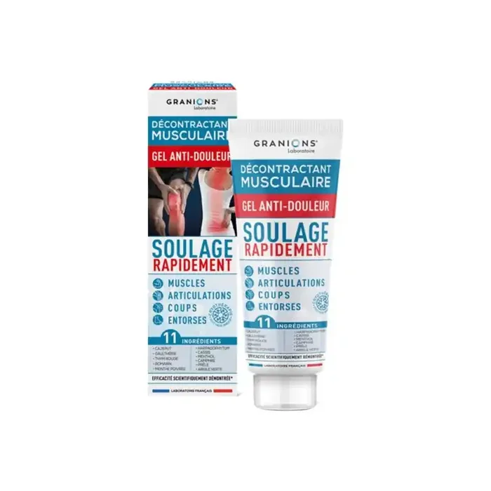 Granions Decontractant Musculaire gel anti-douleur 100ml