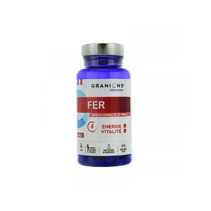 Granions fer energie et vitalite 60 gelules