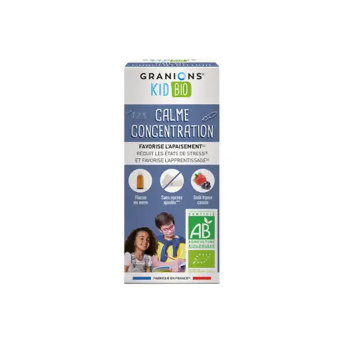 Granions Kid bio calme concentration sirop 125ml
