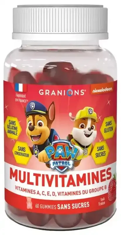 Granions Kid Gummies Multivitamines Pat Patrouille 60 Unités