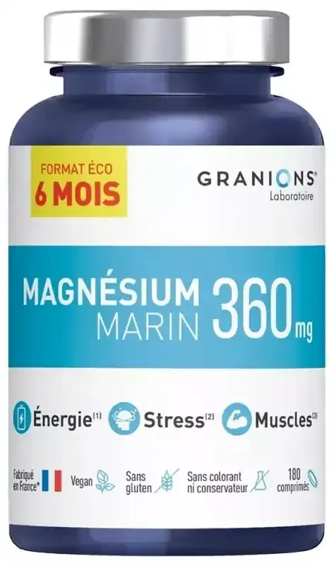 Granions Magnésium Marin Format Eco 180 g