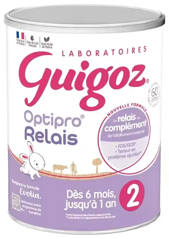 Guigoz Optipro Relais 2 Boîte 800 g